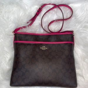 Coach Signature Monogram Crossbody